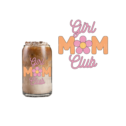 Girl Mom UVDTF decal