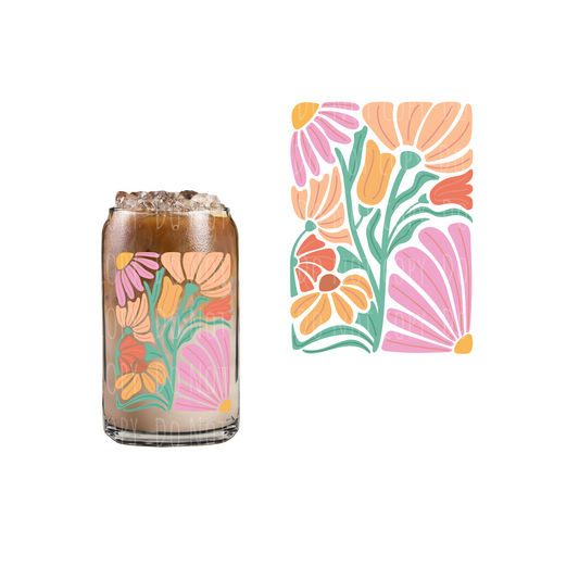 Abstract Floral #3 UVDTF decal