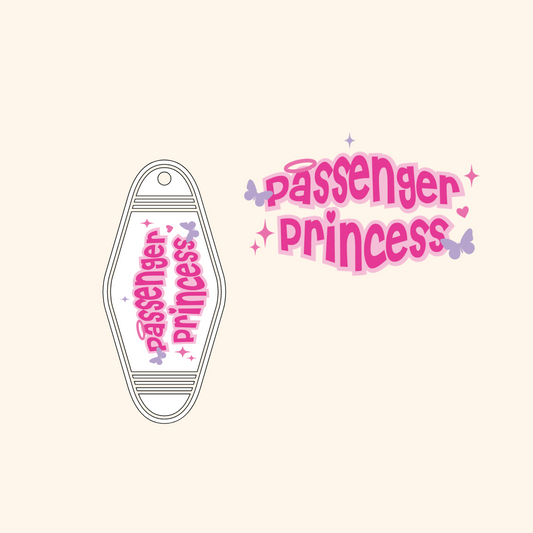 Passenger Princess Motel Keychain Decal